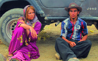 لقطة من فيلم &laquo;ليست الأرض لأحد&raquo;. 	من المصدر