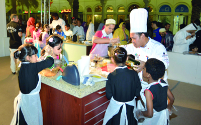 خلال مهرجان القصباء للمأكولات في القصباء ‬2013. من المصدر