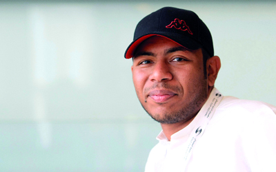 إبراهيم الناجم مخرج فيلم &laquo;لحظات&raquo;. تصوير: باتريك كاستيلو