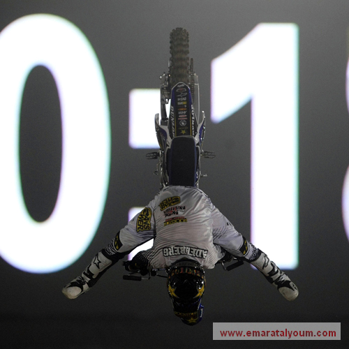 لقطات من السلسلة العالمية لمسابقة &laquo;ريد بُل إكس فايترز&raquo; 2013، التي انطلقت في دبي بمشاركة نخبة من أبرز نجوم العالم.   تصوير: أسامة أبو غانم وباتريك كاستيلو