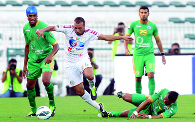 سياو &laquo; يسار&raquo; سجل هدفين للشباب.	 تصوير:أسامة أبوغانم