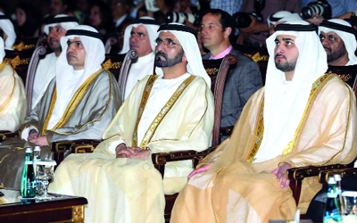 محمد بن راشد: دبي وجهة مفضلة للعيش الرغيد.	وام