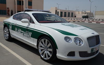 شرطة دبي ستشارك بأسطول الدوريات الأمنية الرياضية الجديدة في سوق السفر العربي. من المصدر