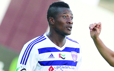 جيان سجل هدفاً ملغى في الأهلي. تصوير: إريك أرازاس