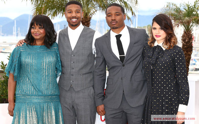 من اليمين (عضوة لجنة التحكيم للمهرجان زهانغ زي و رئيس اللجنة توماس فينتربرغ و الممثلة لودفين ساغنير والمخرجة وعضوة لجنة التحيكم ايدا سانتياغو). غيتي