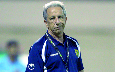 مدرب اتحاد كلباء البرازيلي زي ماريو. الإمارات اليوم تصوير: أسامة أبوغانم