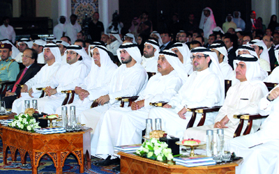 ماجد بن محمد شهد حفل إطلاق «تجار دبي». وام