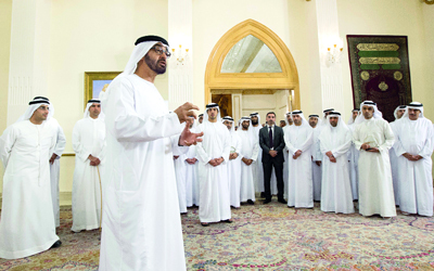 محمد بن زايد: «من المهم خلال الـ ‬25 سنة المقبلة وما بعدها أن نُحدث تغييراً وطفرة في إسهام الكوادر الوطنية في سوق العمل». وام