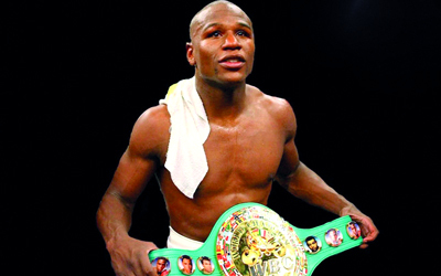 الملاكم الأميركي فلويد مايويذر.