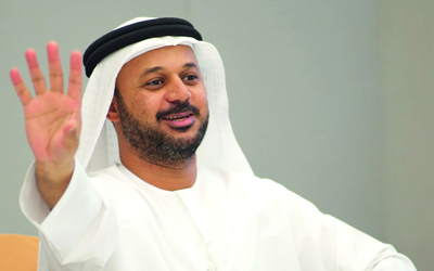 خالد المسكري: لا قمة للنجاح ولا نهاية للاجتهاد.	من  المصدر