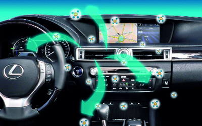 نظام التهوية في لكزس GS يُوجه الهواء إلى كل راكب حسب احتياجاته الشخصية. 	د.ب.أ