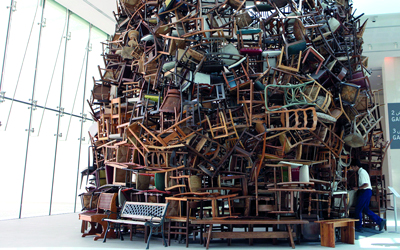 المتحف يسلط الضوء على القواسم المشتركة للتجربة الإنسانية. 	تصوير: إريك أرازاس