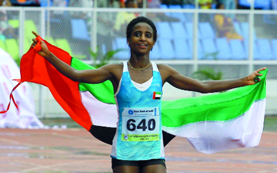 سطرت العداءة إلهام بيتي اسم "أم الألعاب الإماراتية" بأحرف من ذهب في الحدث القاري بطولة آسيا الـ‬40 لألعاب القوى، وقلدتها ميداليتين ذهبيتين في سباقي ‬1500 و‬5000 متر. وكالات