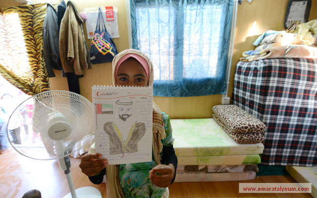 دشن المخيم الإماراتي ـ الأردني، الحملة الرمضانية التي أطلقها صاحب السمو الشيخ محمد بن راشد آل مكتوم، نائب رئيس الدولة رئيس مجلس الوزراء حاكم دبي، التي تهدف إلى كسوة مليون طفل محروم حول العالم. الصور: بعدسة عليا الشامسي