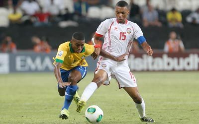 حميد سالمين خلال مباراة البرازيل تصوير: إريك أرازاس