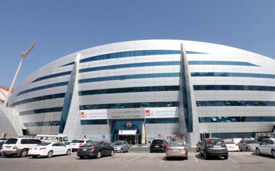 استاد محمد بن زايد من أبرز ملاعب الدولة. تصوير: إريك أرازاس