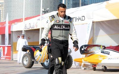 القمزي مستاء بعد الخروج من سباق الدوحة.            من المصدر