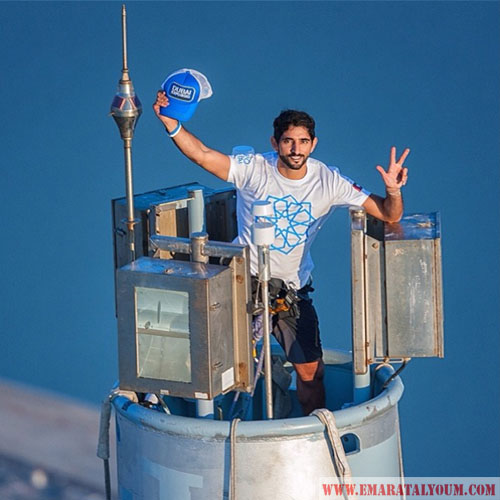 الصورة نقلاً عن حساب "إنستغرام" الخاص بسمو الشيخ حمدان بن محمد بن راشد.