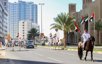 المسيرة انطلقت من الفجيرة وتجوب 7 إمارات. وام