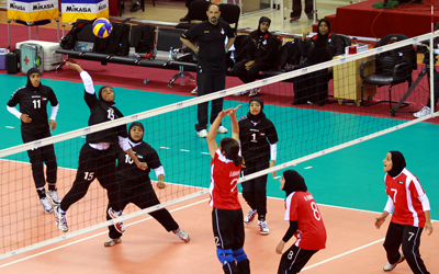 الرياضة النسوية الإماراتية ارتقت إقليمياً بفضل رعاية ودعم سموّ الشيخة فاطمة بنت مبارك.   أرشيفية