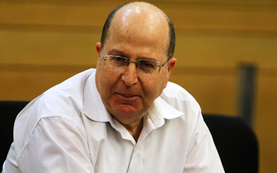 موشيه يعلون: المحادثات تتمحور حول استمرار المفاوضات وليس حول اتفاق سلام مع الفلسطينيين. رويترز