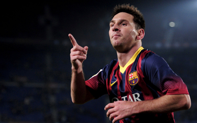 ميسي عاد بقوة في الكأس بعد غياب أكثر من شهرين عن فريقه للإصابة. أ.ف.ب