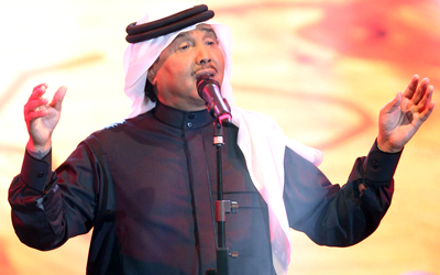 فنان العرب قدّم أجمل أغانيه إلى جمهور دبي.