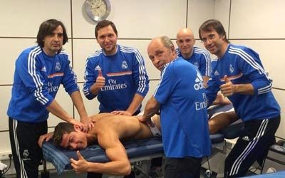 الجهاز الطبي لكريستيانو رونالدو في مدريد.     أرشيفية