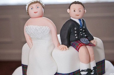 صورة كعكة الزفاف - نقلاً عن مواقع تواصل اجتماعي