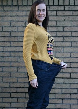 أصبح قياس العروس 38 بعد أن كانت ترتدي 50 - نقلاً عن مواقع تواصل اجتماعي