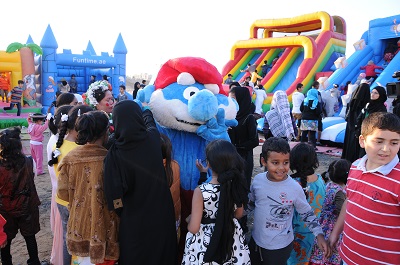 الحفل تضمن مجموعة من الفعاليات المختلفة والألعاب الجماعية والمسابقات الترفيهية - من المصدر