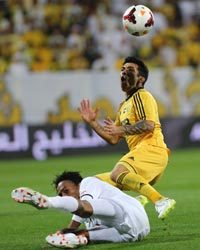 الوصل خسر من الجزيرة في الجولة الماضية ويتطلع إلى الفوز على الشعب. تصوير: مصطفى قاسمي