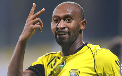 شيكابالا أمضى فترة إعارة قصيرة مع الوصل لم تثمر شيئاً. تصوير: أسامة أبوغانم