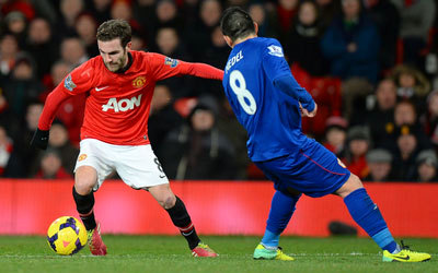 خوان ماتا الصفقة الأبرز عالمياً في سوق الانتقالات الشتوية يناير الماضي. أ.ف.ب