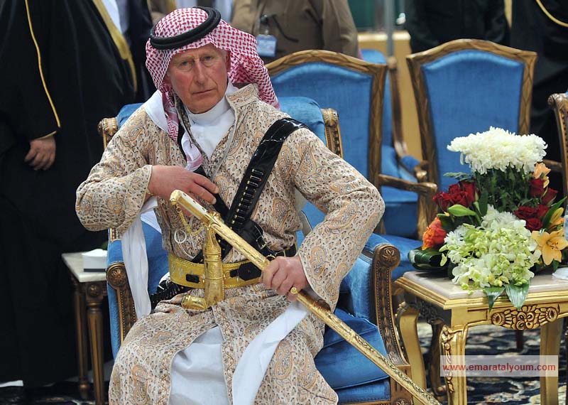 زار ولي عهد بريطانيا الأمير تشارلز، السعودية في إطار جولة قصيرة يقوم بها في الشرق الأوسط - وكالات