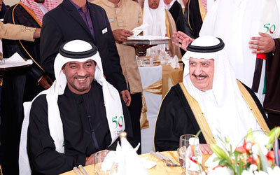 أحمد بن سعيد شهد الاحتفال بتدشين مكتب «الخطوط السعودية» الجديد في دبي. من المصدر