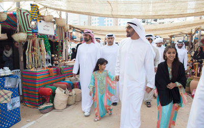 ..وسموه خلال جولته التفقدية لفعاليات ومرافق «المهرجان». وام