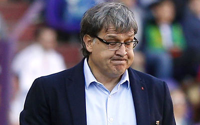 تاتا يواصل الفشل في الدوري الإسباني.   أ.ف.ب