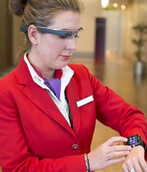 «فيرجن أتلانتيك» ترى في الاتجاه إلى تزويد موظفيها بأجهزة تقنية قابلة للارتداء، وسيلةً أخرى لتمييز علامتها التجارية رقمياً. أرشيفية