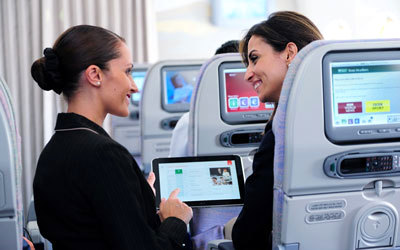 شركات الطيران العالمية تسعى إلى ربط علاماتها التجارية بأحدث الابتكارات الرقمية. أرشيفية