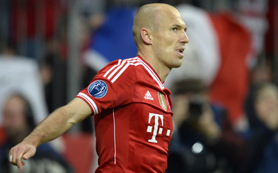 روبن يأمل أن يعيد سيناريو 2012 أمام الريال. أ.ف.ب