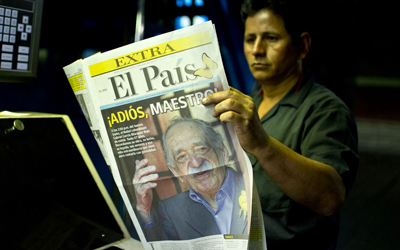 صحف العالم تناولت وتابعت رحيل غابريل ماركيز. د.ب.أ