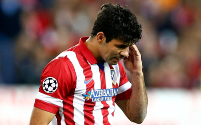 كوستا فشل في هز شباك تشلسي بسبب الطريقة الدفاعية التي لعب بها البلوز. أ٫ب