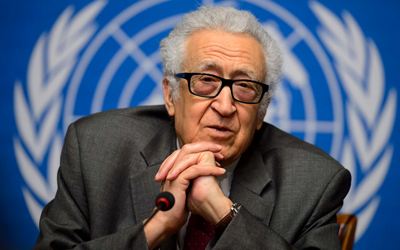 تعثر محادثات السلام بين الحكومة السورية والمعارضة لم تترك خيارا آخر للإبراهيمي. أ.ف.ب