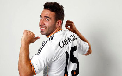 مدافع ريال مدريد داني كارفاخال قدم عروضاً قوية في الموسم الحالي. أ.ف.ب