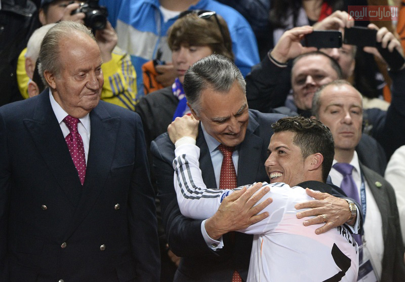 رونالدو يستقبل التهاني من الرئيس البرتغالي وملك اسبانيا