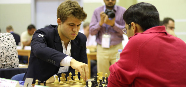 البطل النرويجي ماغنوس كارلسن. من المصدر