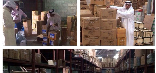 الفريق يعمل على متابعة ورصد المخالفات والتركيز على ضبط المستودعات التي يتم فيها تخزين البضائع والمنتجات المقلدة.