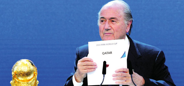 الجدل حول ملف قطر مستمر حتى سبتمبر المقبل. أ.ف.ب