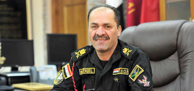 اللواء فاضل برواري أحد مؤسسي قيادة العمليات الخاصة في عام 2003 أو ما يسمى «الفرقة الذهبية». أرشيفية